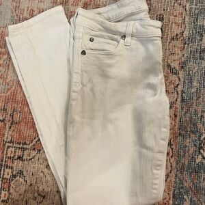 KUT from the Kloth low white rise jeans